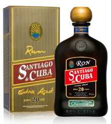 Ром «Santiago de Cuba Ron Extra Anejo 20 y.o.» в подарочной упаковке