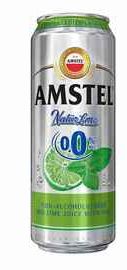 Пиво «Amstel Natur Lime» в жестяной банке