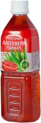 Напиток сокосодержащий негазированный «Lotte Aloe Vera Pomegranate, 0.5 л»