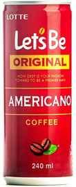 Кофейный напиток «Lotte Let's Be Americano» в банке