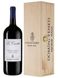 Вино красное полусухое «Domini Veneti Valpolicella Classico Superiore La Casetta» 2017 г., в деревянной подарочной упаковке