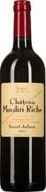 Вино красное сухое «Chateau Moulin Riche Saint-Julien» 2013 г.