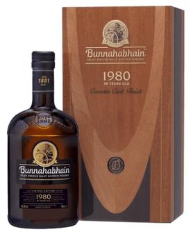 Виски шотландский «Bunnahabhain 1980 Limited Edition» в подарочной упаковке