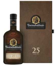 Виски шотландский «Bunnahabhain Aged 25 Years» в подарочной упаковке