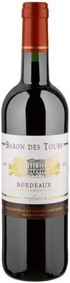 Вино красное сухое «Baron Des Tours Bordeaux» 2017 г.