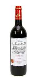Вино красное сухое «Chateau La Rose de By Medoc» географического наименования регион Бордо