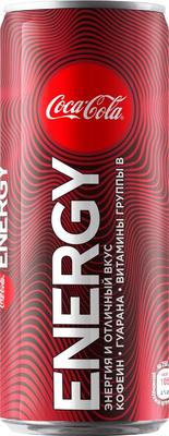 Тонизирующий напиток «Coca-Cola Energy» в банке
