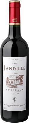 Вино красное сухое «Jandille Bordeaux Producta Vignobles» 2016 г.