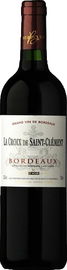 Вино красное сухое «La Croix De Saint Clement Bordeaux»