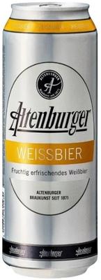 Пиво «Altenburger Weissbier» в жестяной банке