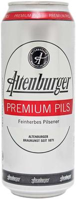 Пиво «Altenburger Premium Pils» в жестяной банке