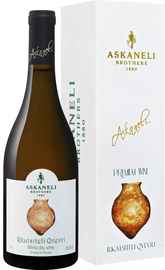 Вино белое сухое «Rkatsiteli Qvevri Askaneli Brothers» в подарочной упаковке