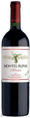 Вино красное сухое «Montes Alpha Merlot» 2010 г.