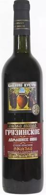 Вино красное сухое «Kakhuri Qvevri Домашнее Вино»
