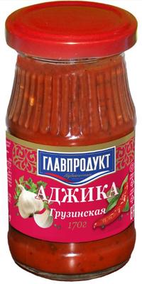 Овощные консервы «Главпродукт Аджика грузинская» 170 гр.