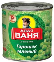 Овощные консервы «Дядя Ваня Горошек зеленый» 400 гр.
