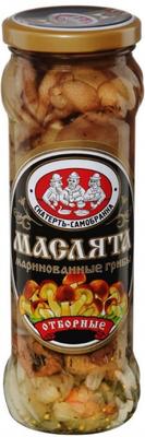 Овощные консервы «Скатерть-самобранка Маслята маринованные» 370 гр.