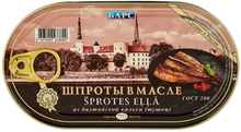 Рыбные консервы «Барс Шпроты в масле из балтийской кильки» 175 гр.